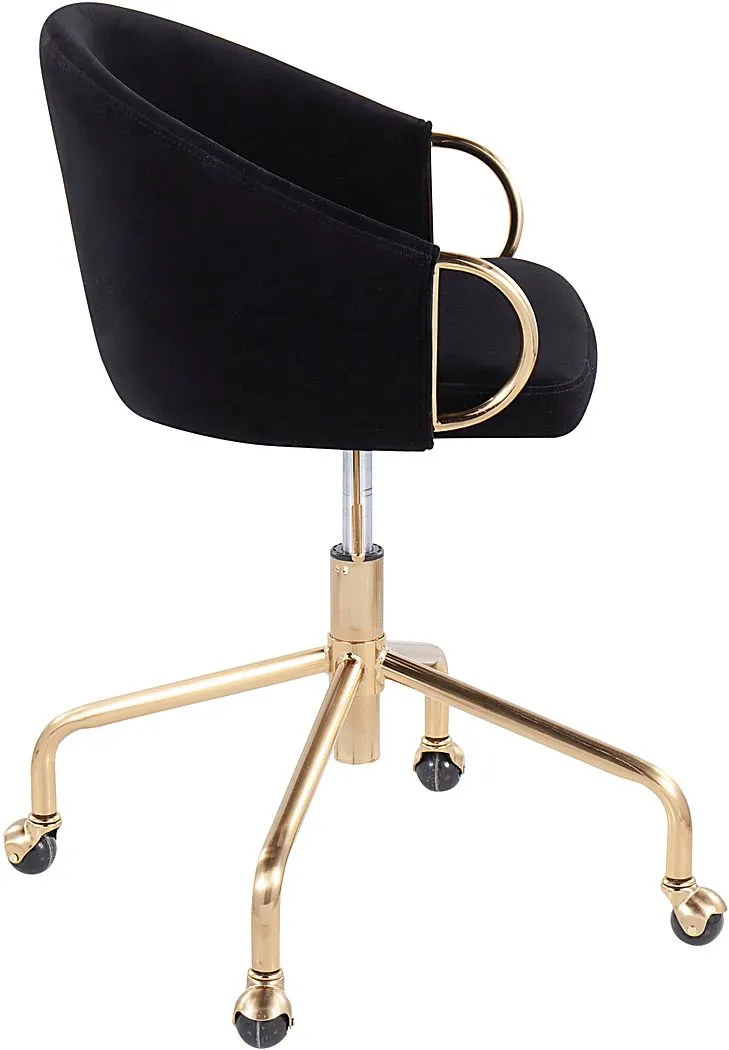 Tichester Black Office Chair