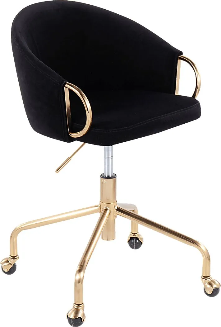 Tichester Black Office Chair