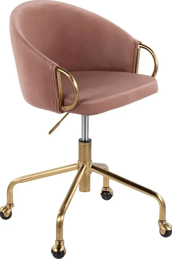 Tichester Blush Office Chair