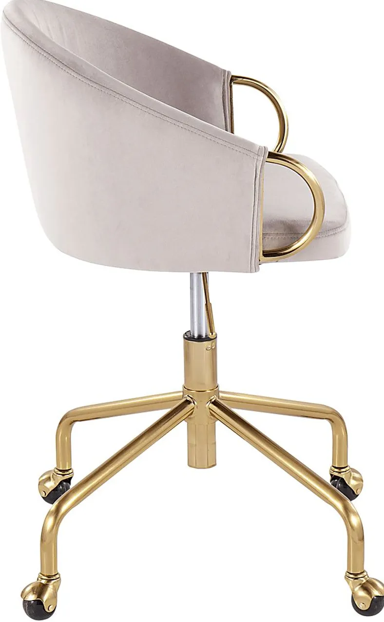 Tichester Silver Office Chair