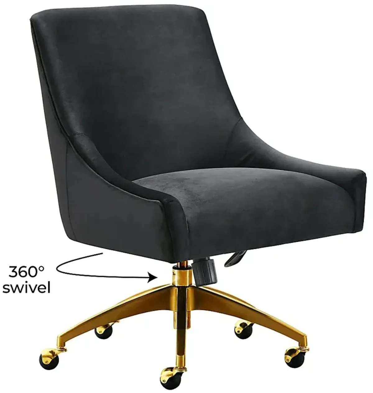 Bedera Black Desk Chair