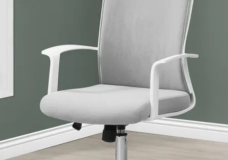 Shurburne White Office Chair