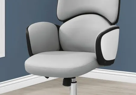 Streamview White Office Chair