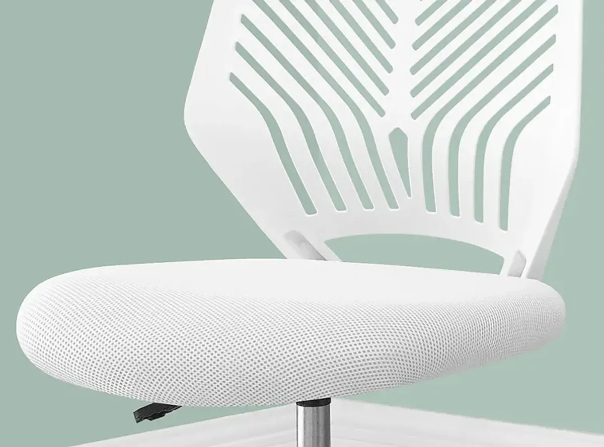 Yellowroot White Office Chair