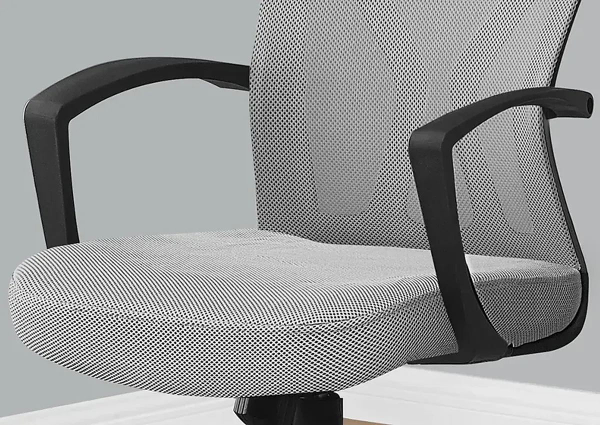 Woodwardia Gray Office Chair