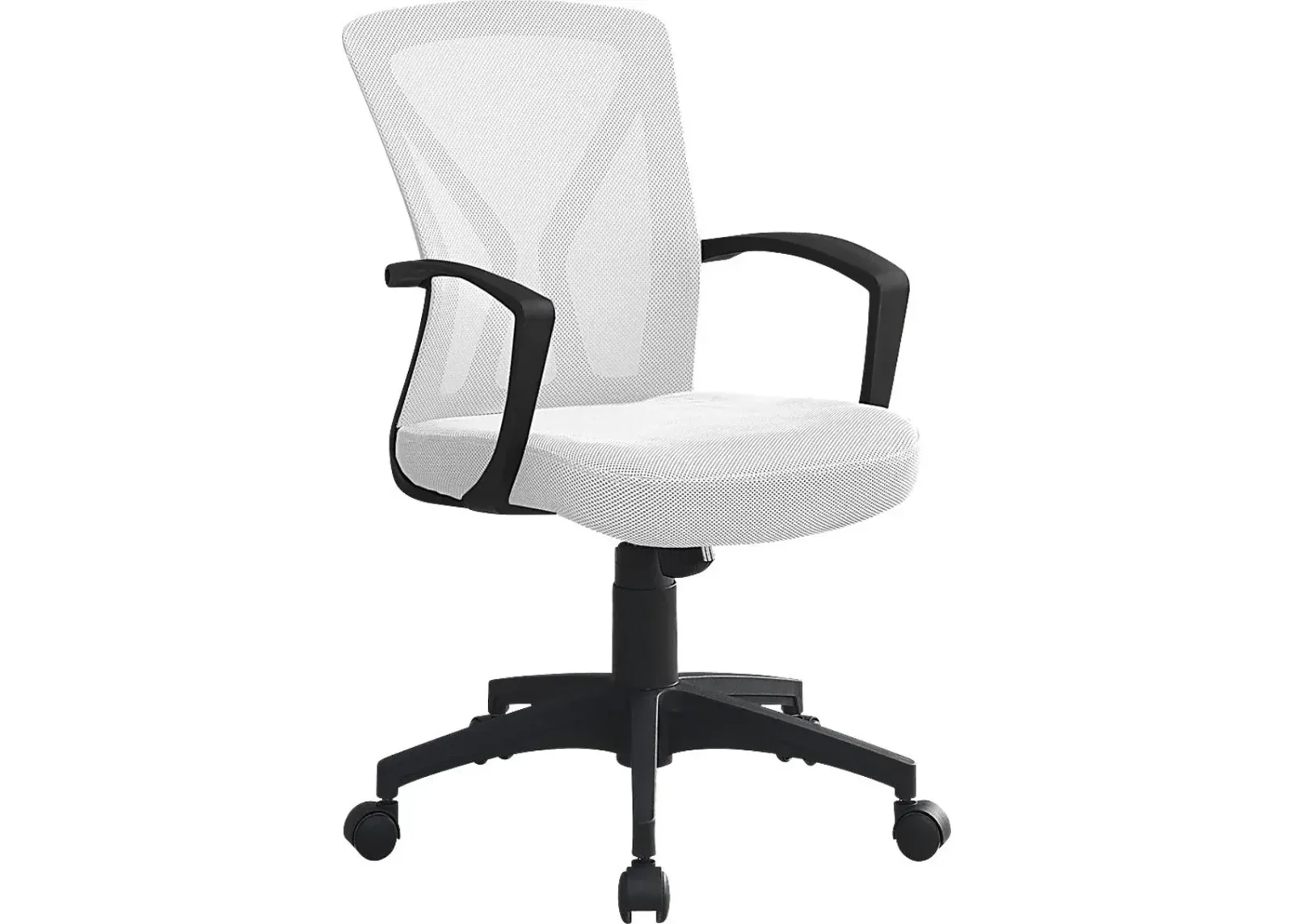 Woodwardia White Office Chair