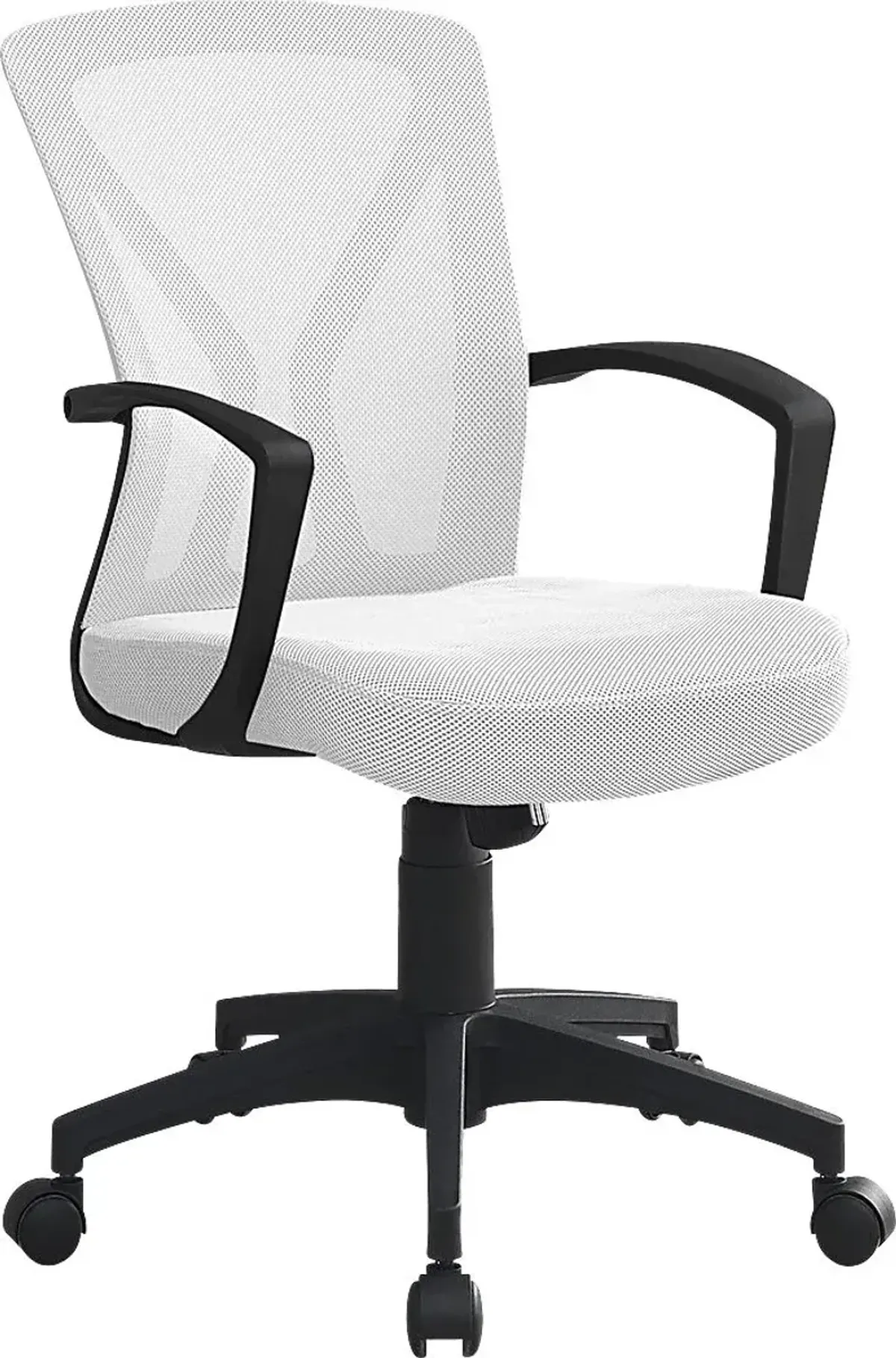 Woodwardia White Office Chair