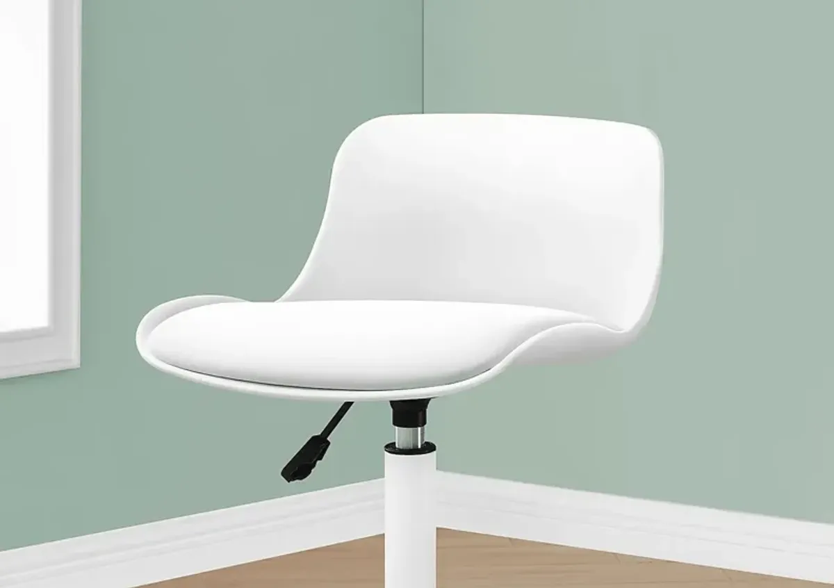 Willowcrossing White Office Chair