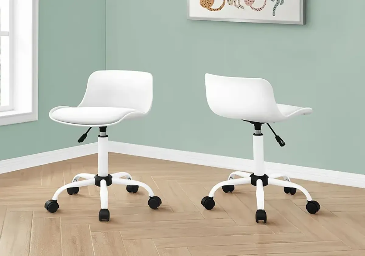 Willowcrossing White Office Chair