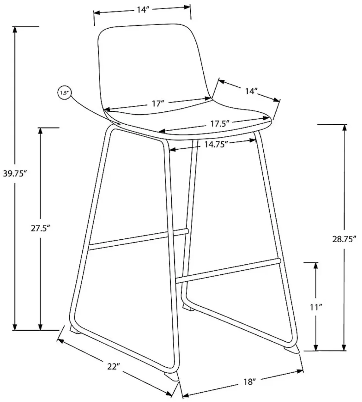 Winkfield White Office Chair