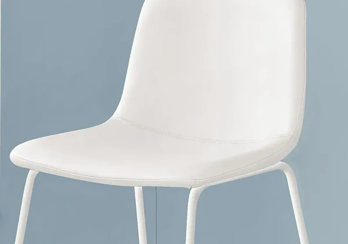 Winkfield White Office Chair