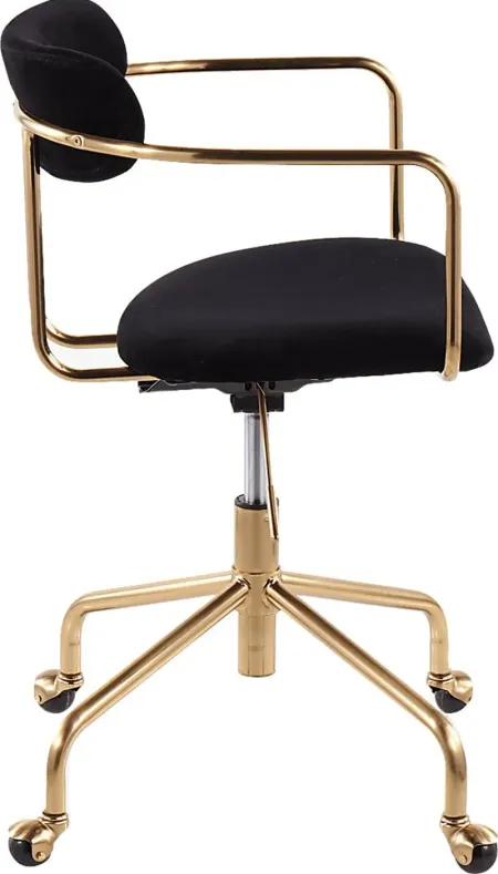 Hyalite Black Office Chair