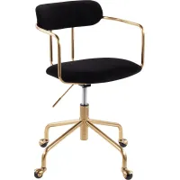 Hyalite Black Office Chair
