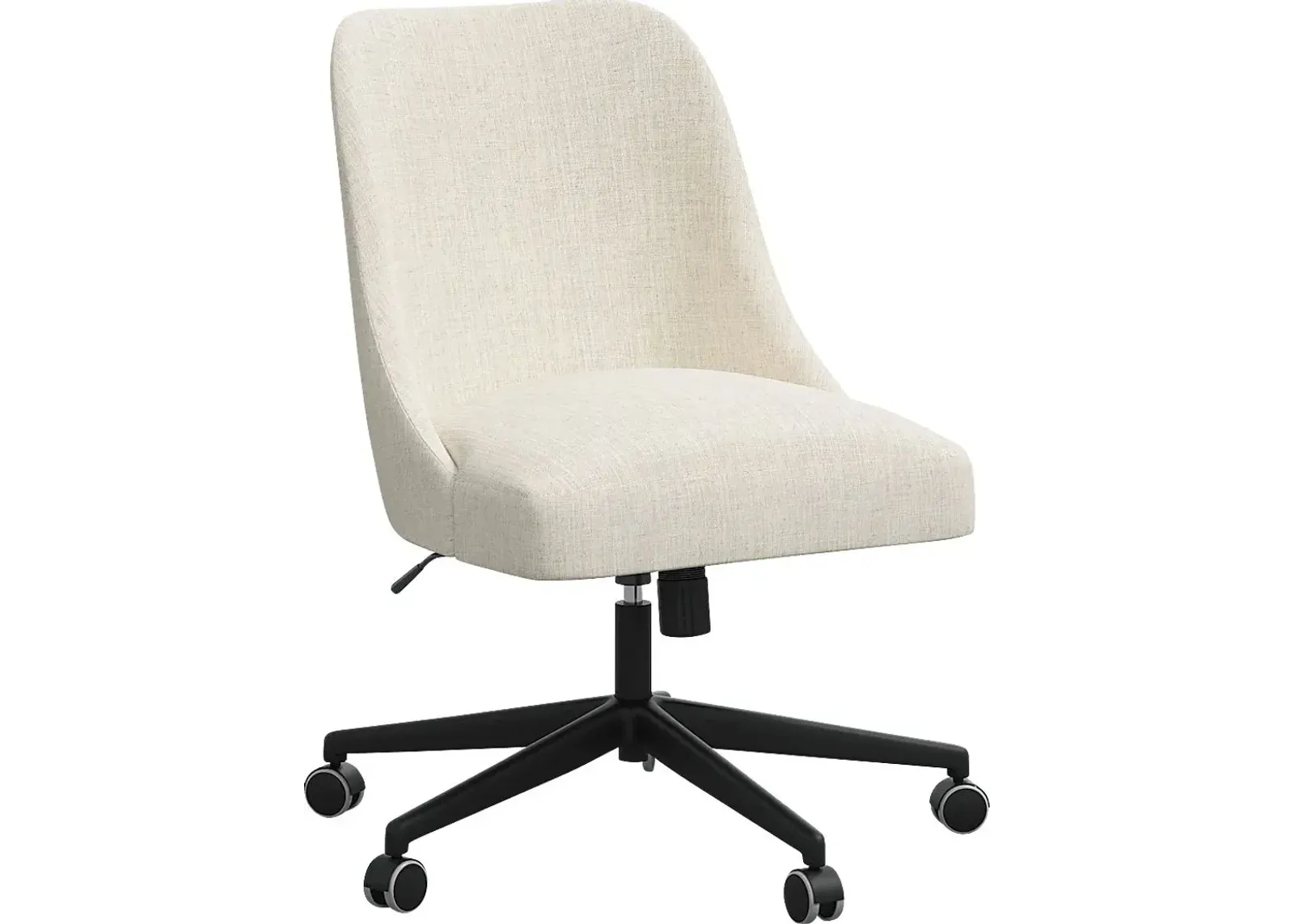 Janeran III White Office Chair