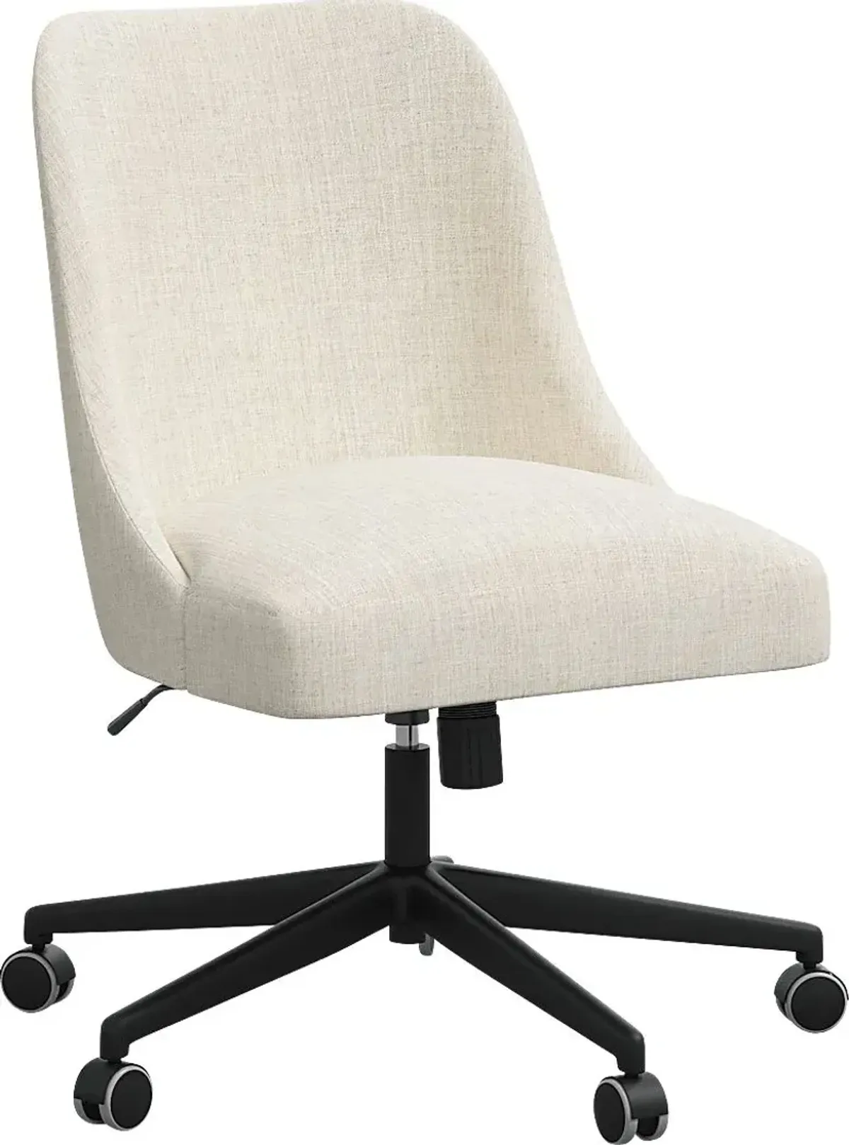 Janeran III White Office Chair