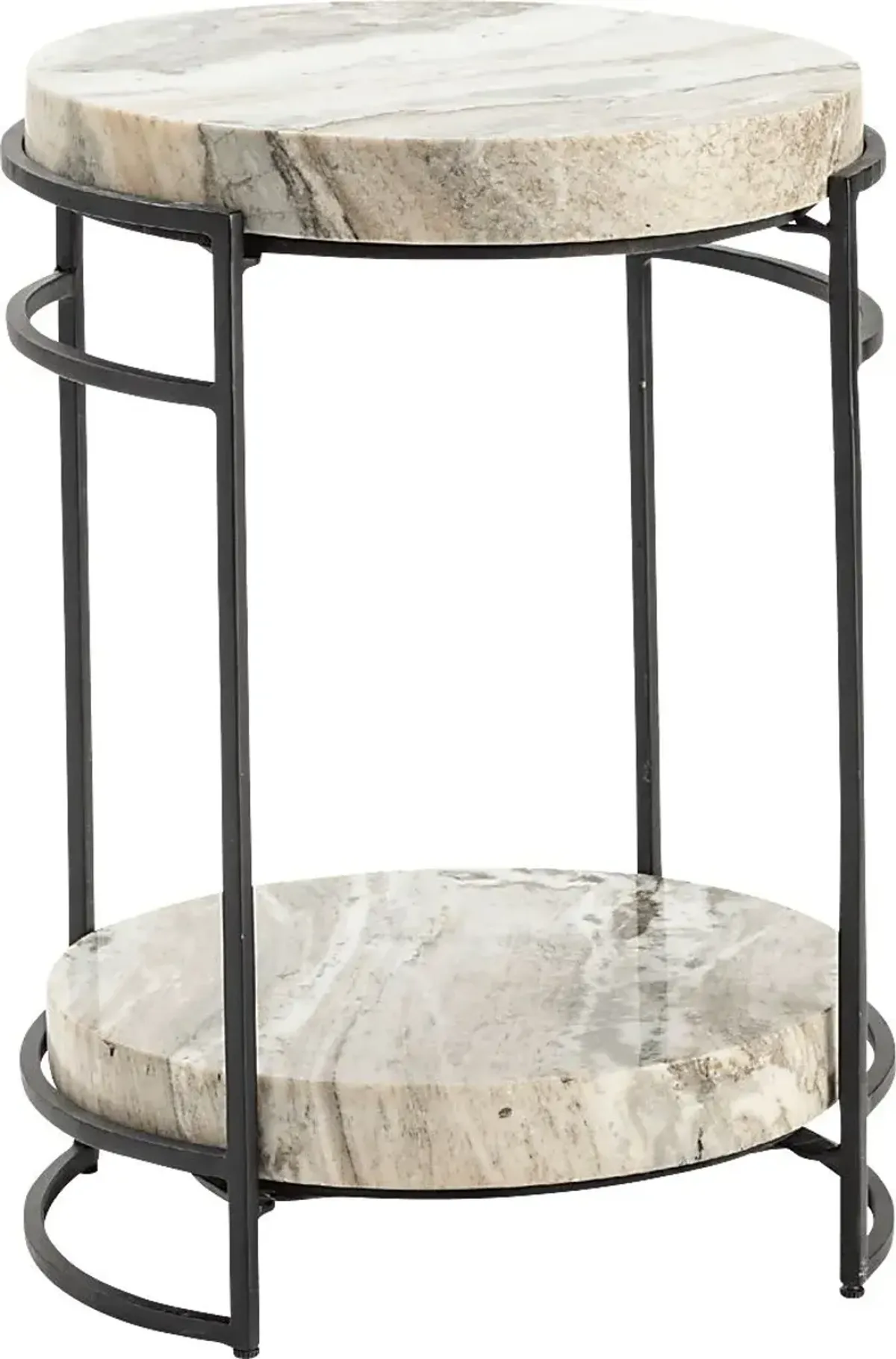 Helenanne White Accent Table