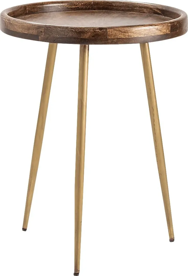 Lenafor Brown Accent Table