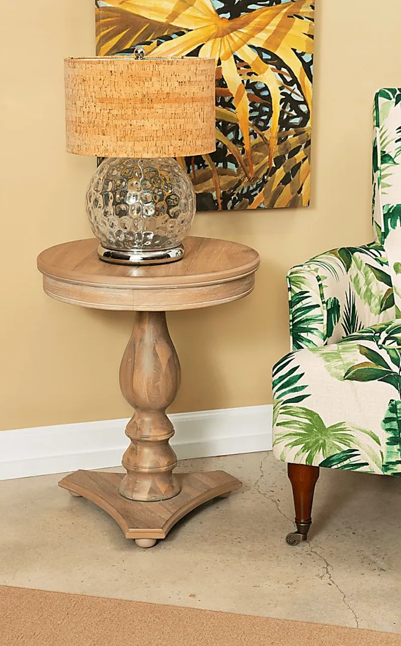 Amorette Natural Accent Table