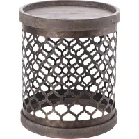 Walsa Gray Accent Table