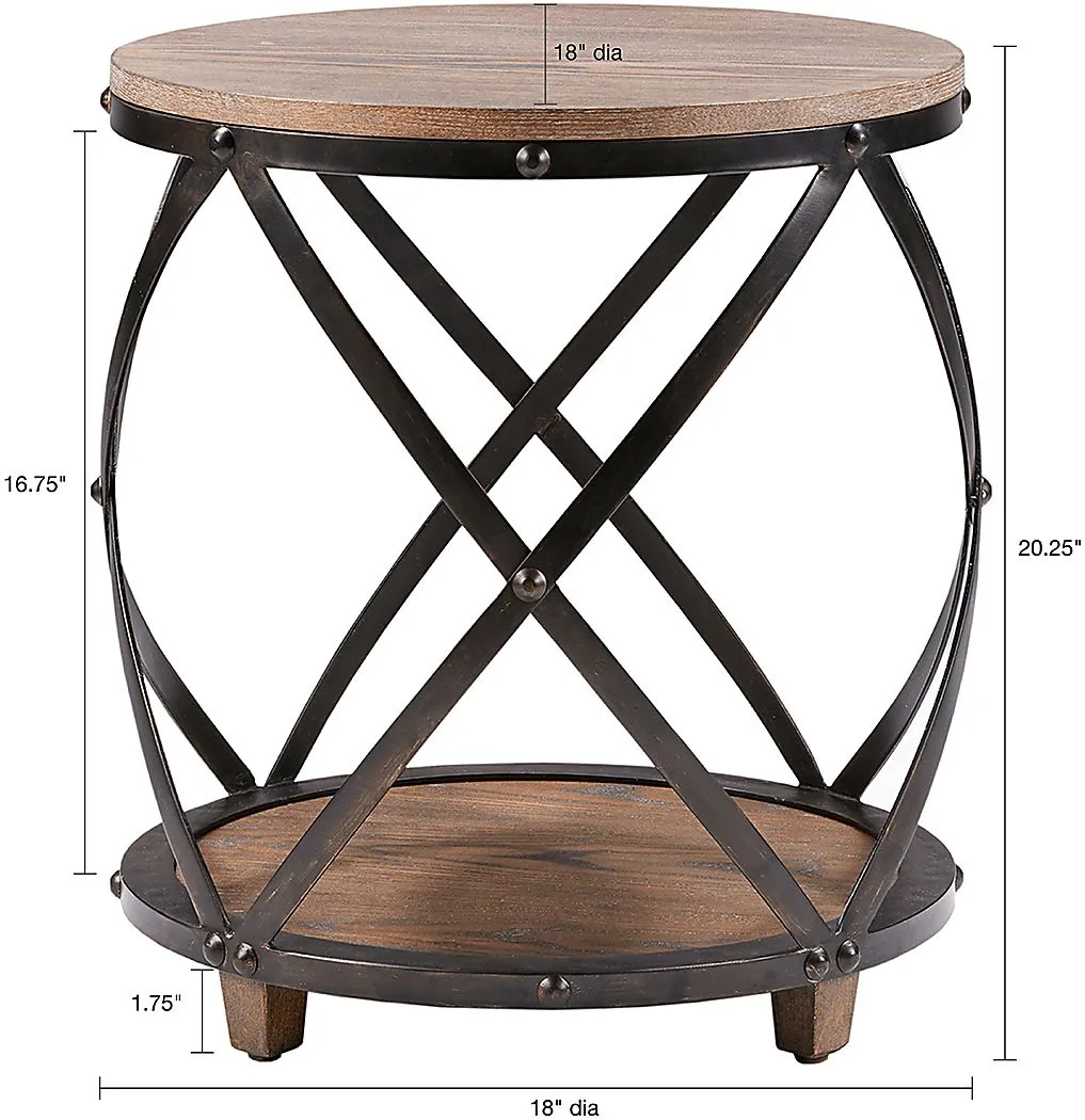 Tremper Bronze Accent Table