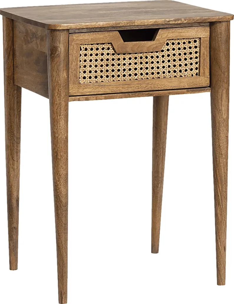 Weinberger Brown Accent Table