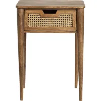 Weinberger Brown Accent Table