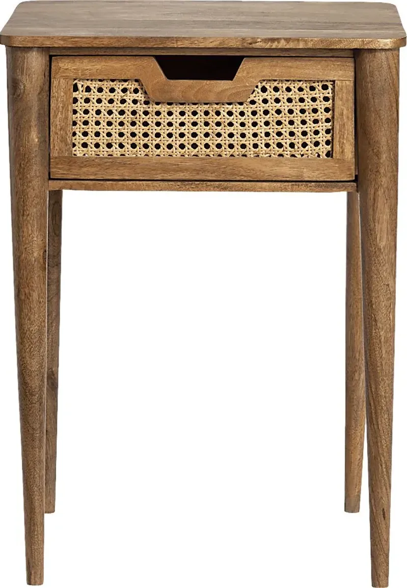 Weinberger Brown Accent Table