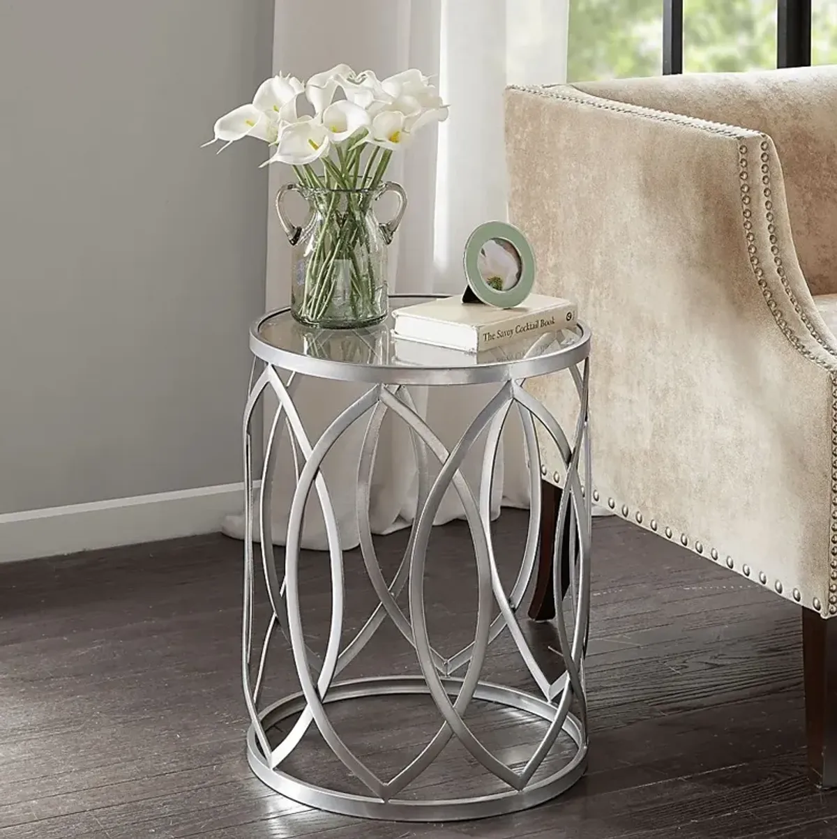 Ralfallen Gray Accent Table