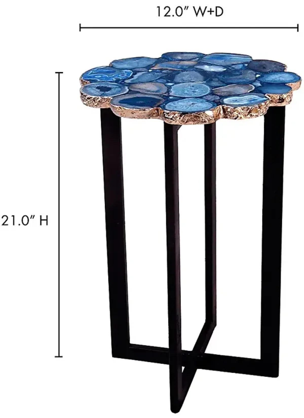 Cerrissa Blue Accent Table