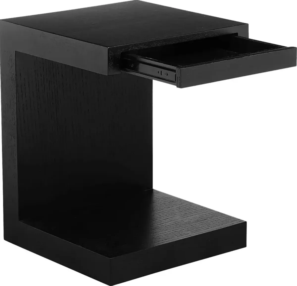 Delong Black Accent Table