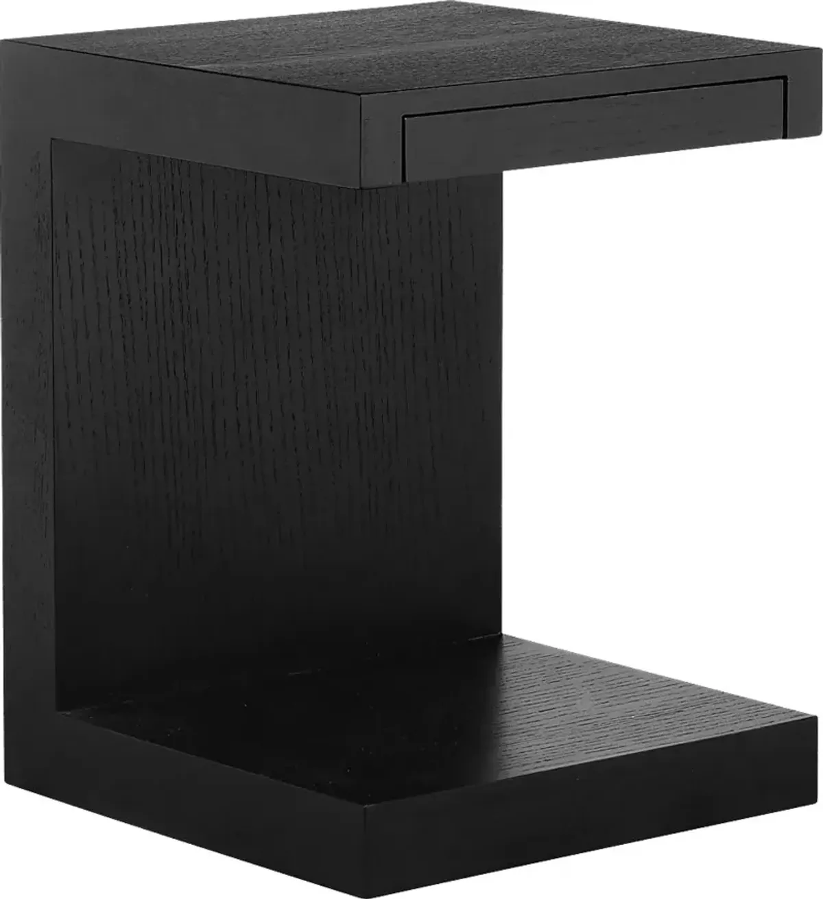 Delong Black Accent Table