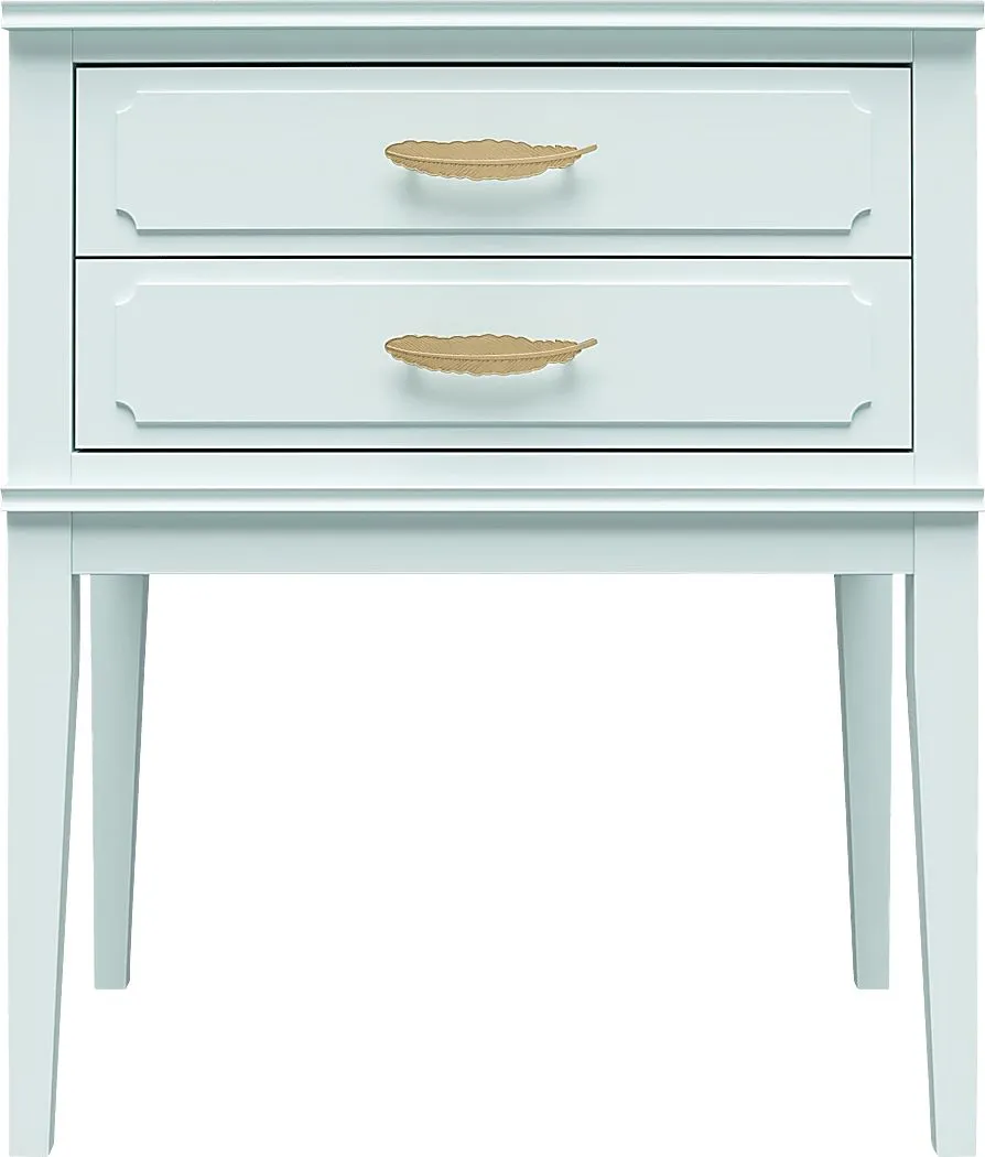 Canberra Blue Accent Table