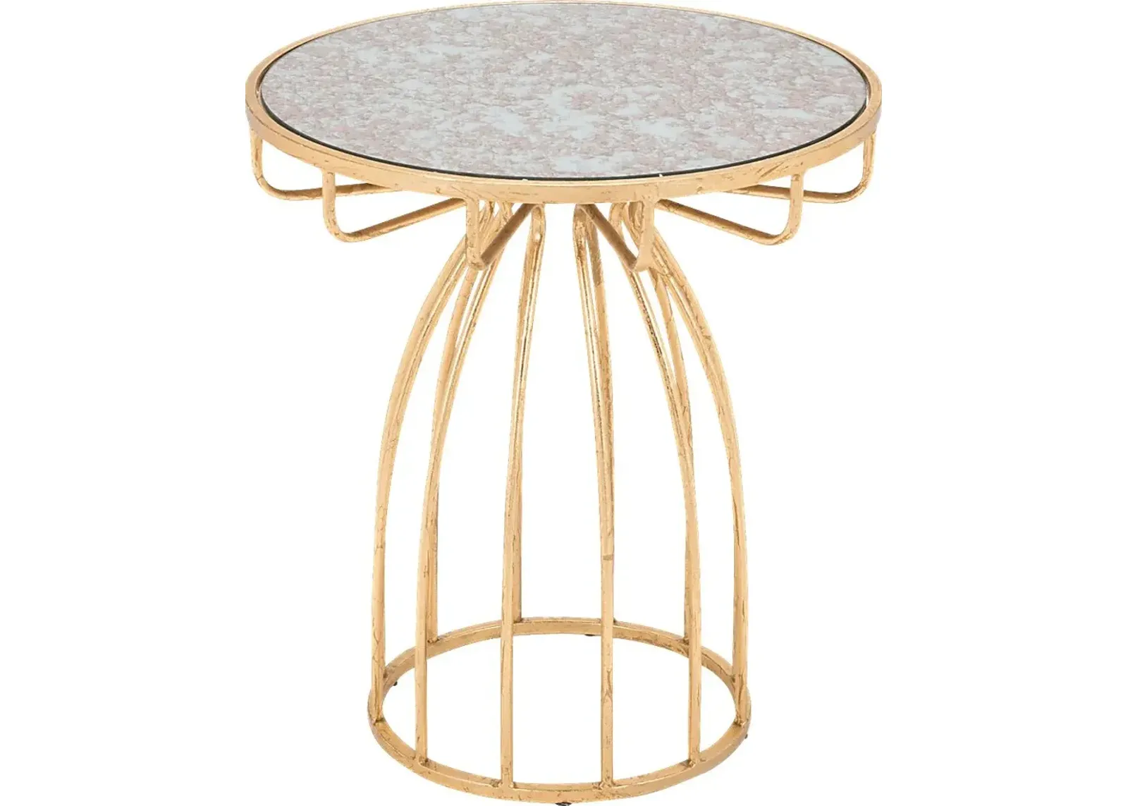 Radella Gold Accent Table