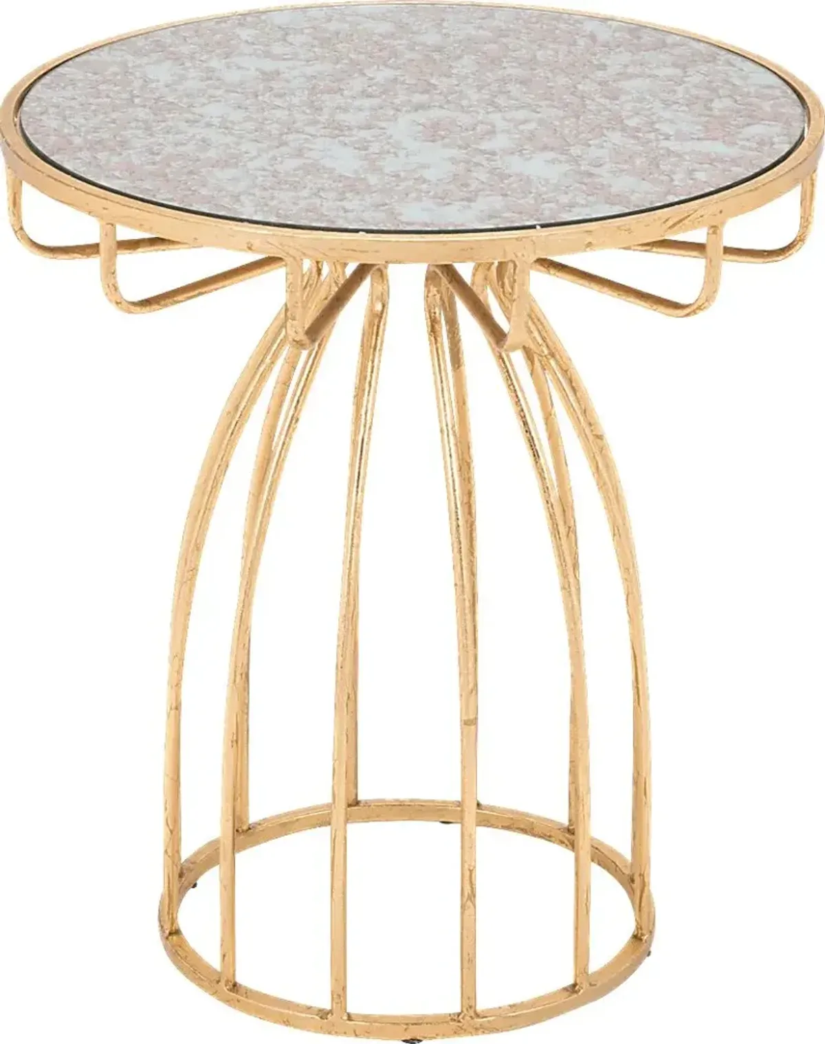 Radella Gold Accent Table