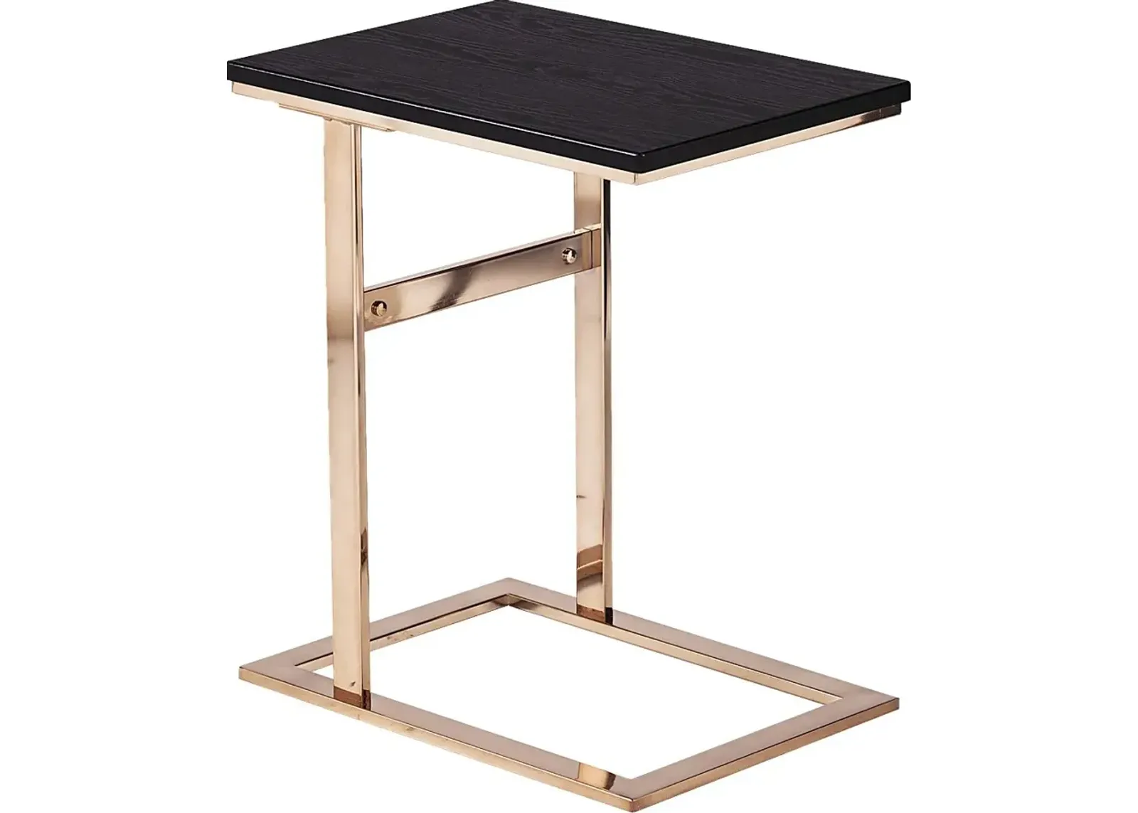 Donington Black Accent Table