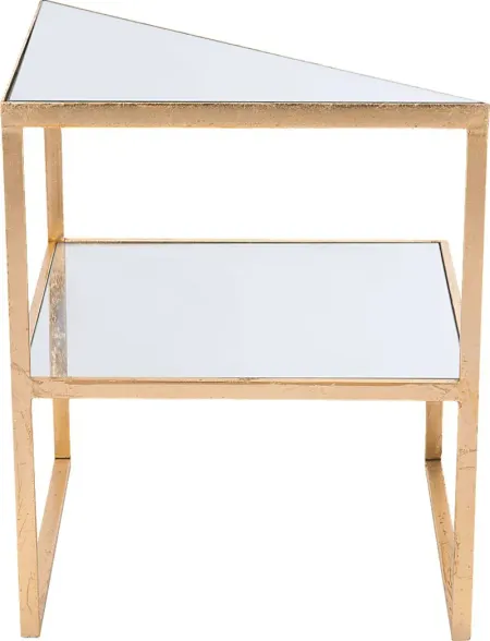 Torrone Gold Accent Table