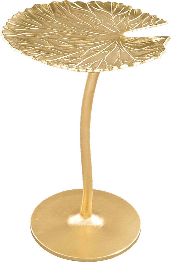Isolda Gold Accent Table
