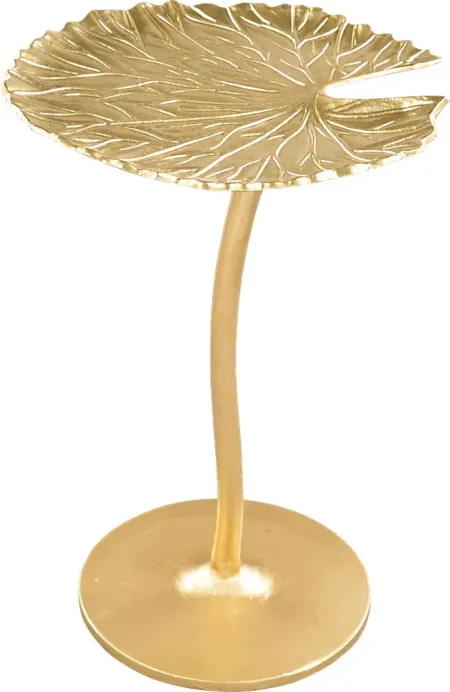 Isolda Gold Accent Table