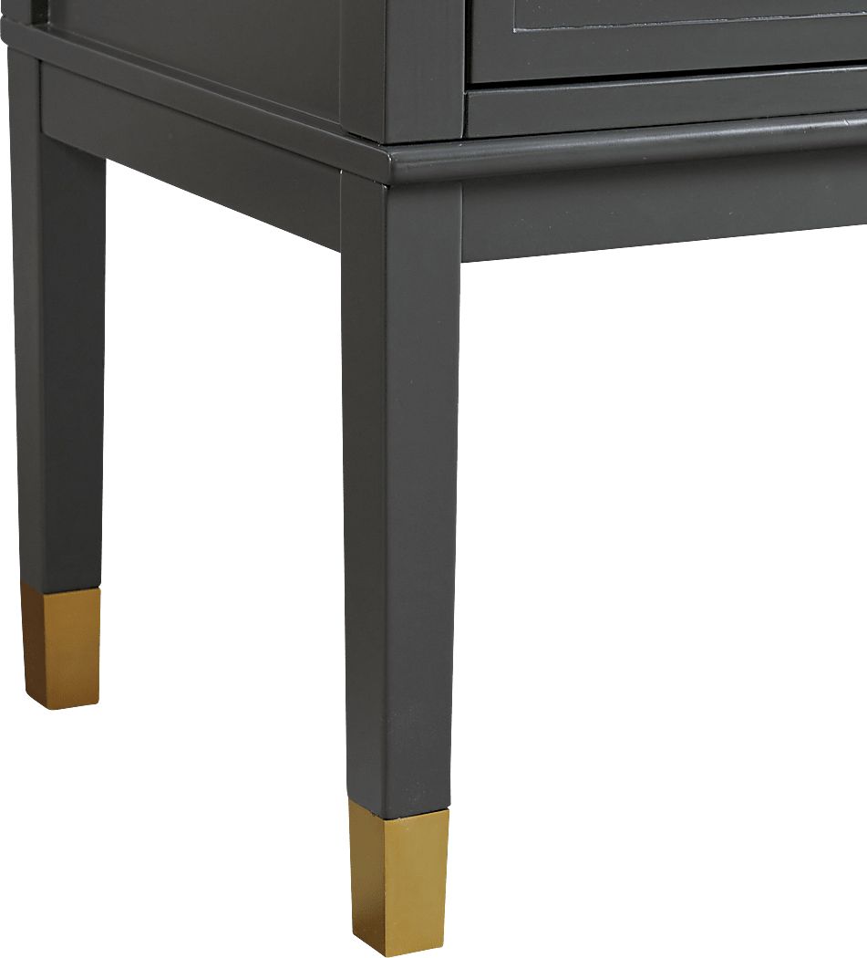 Cissy Charcoal Side Table