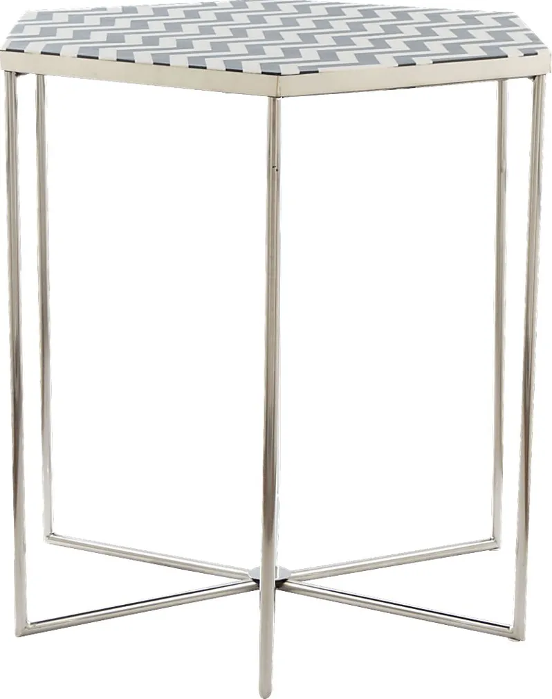 Tomkin Black Accent Table