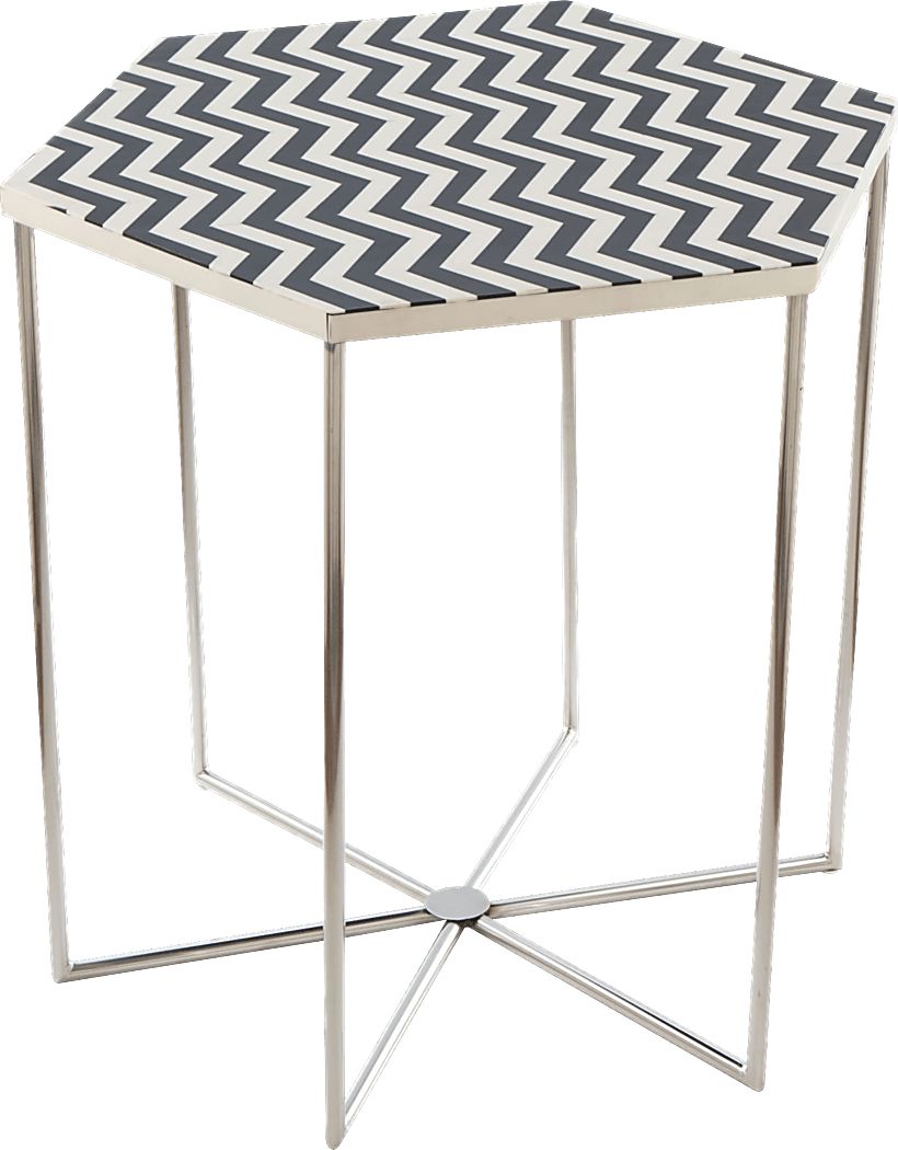 Tomkin Black Accent Table