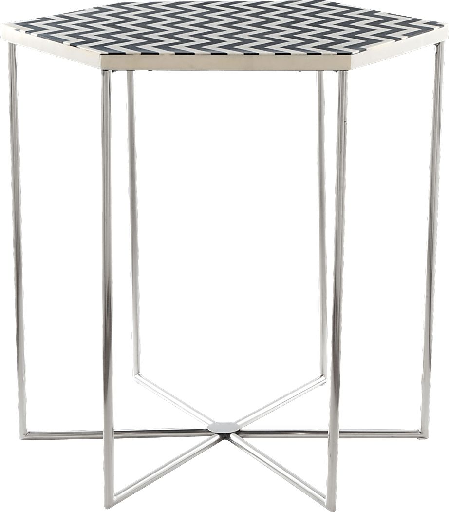 Tomkin Black Accent Table