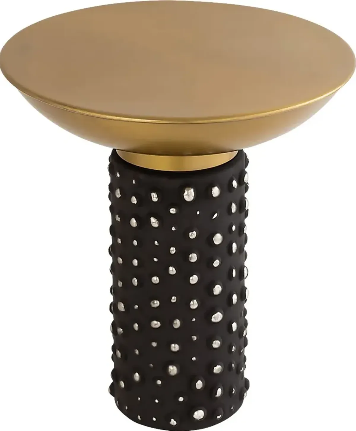 Lazelle Brass Accent Table