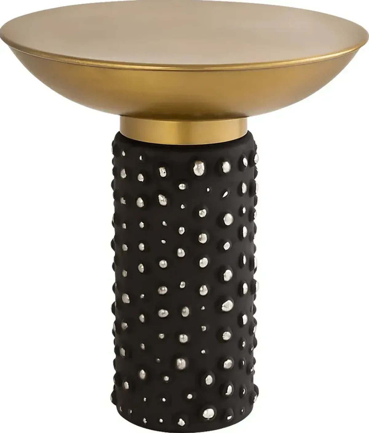 Lazelle Brass Accent Table