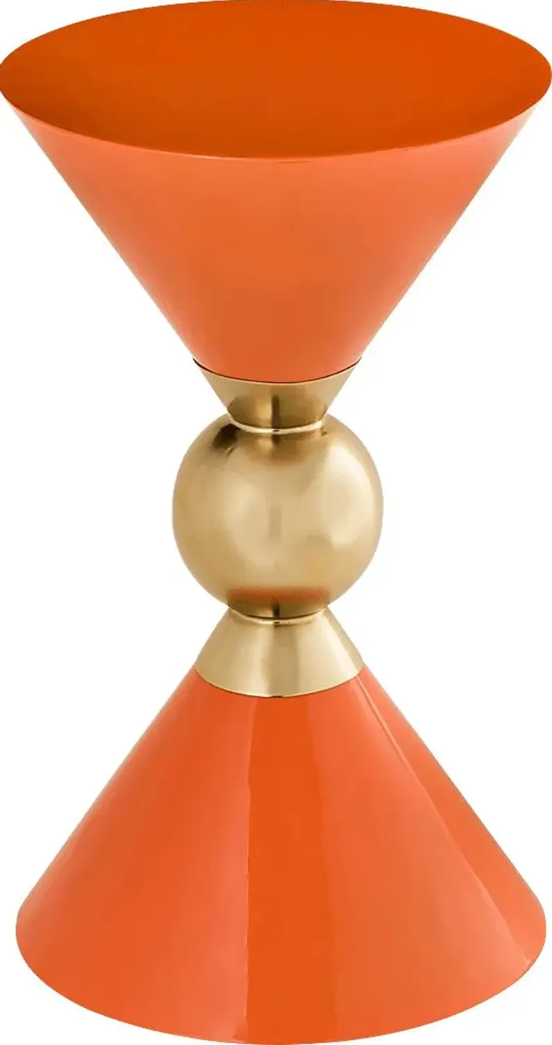 Halibel Orange Accent Table