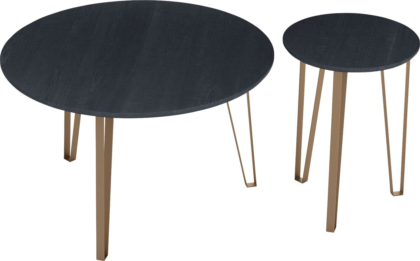 Vailmount Black Accent Table, Set of 2
