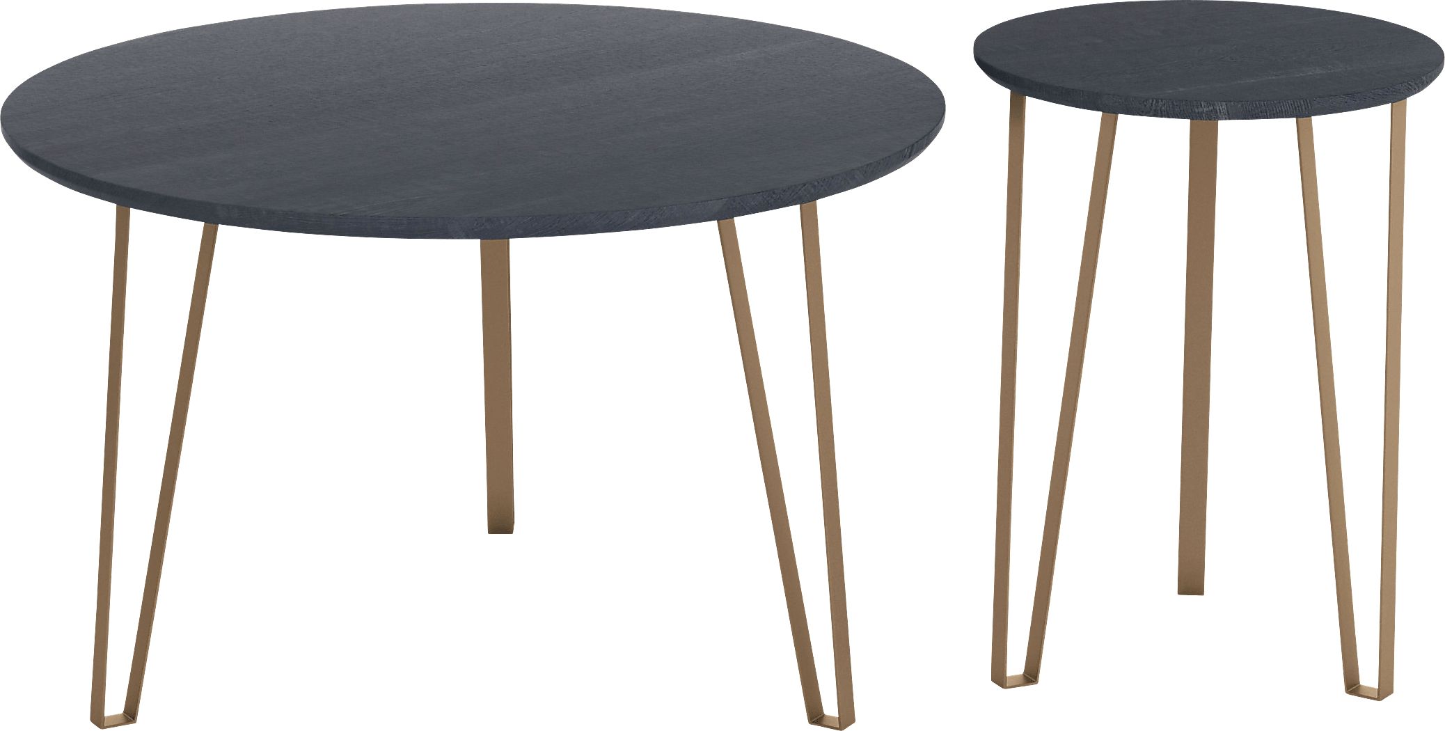 Vailmount Black Accent Table, Set of 2