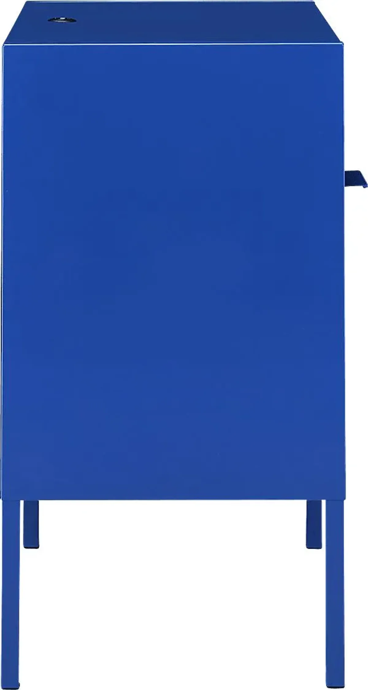 Hiett Blue Accent Table