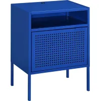 Hiett Blue Accent Table