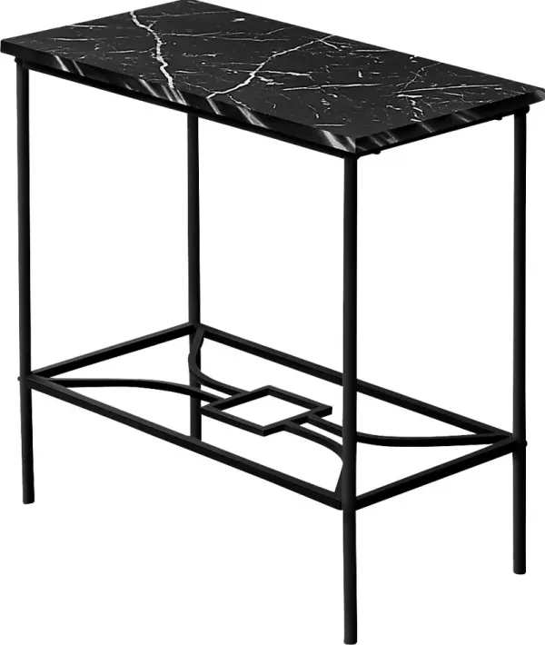 Keokuk Black Accent Table
